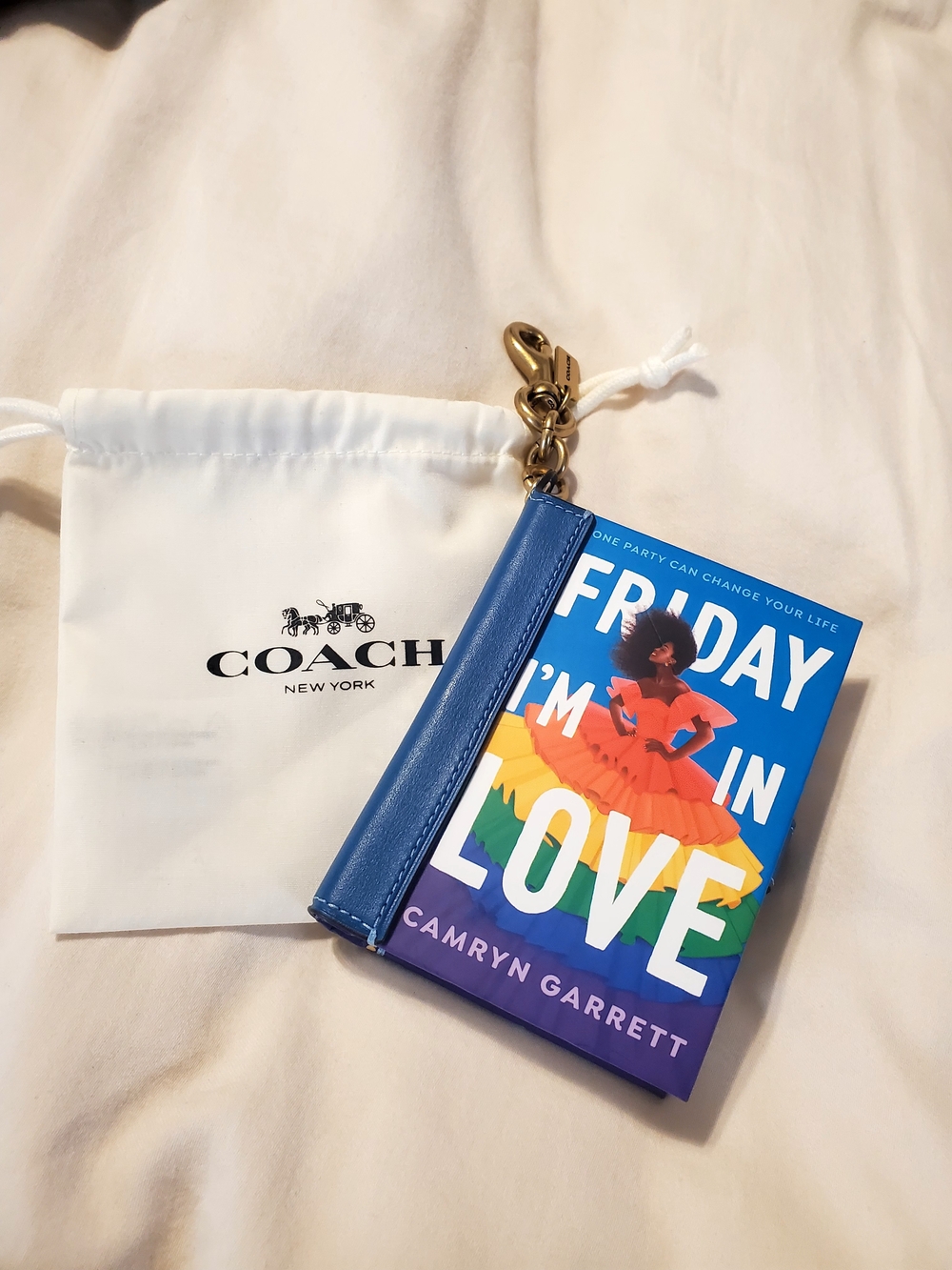 Coach Book Charm